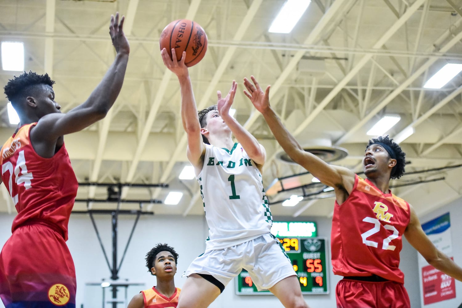 Badin vs Purcell Marian basketball