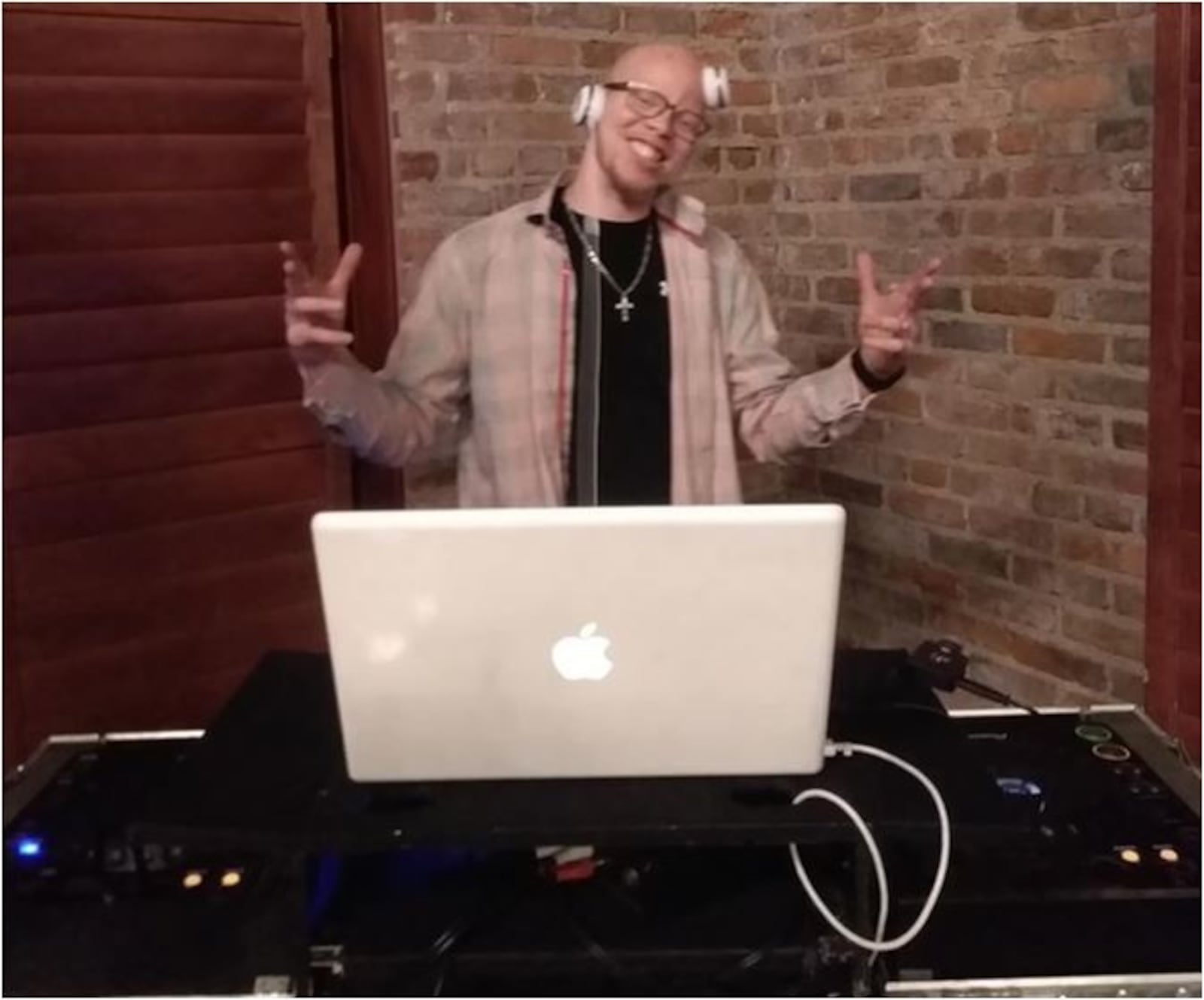 Marc  Cunningham, father of Macie and Marie Cunningham - The Cunningham Sisters - has been a DJ since college at weddings and other events, and is a reason they always had music playing in the house. PROVIDED