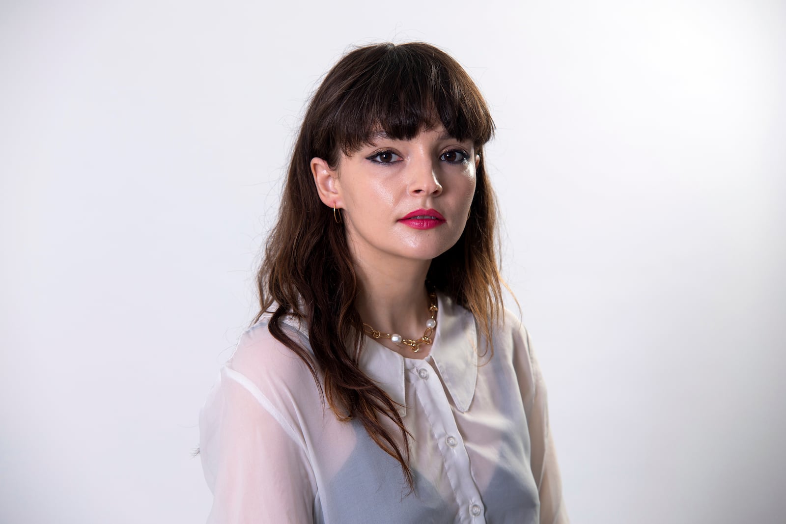 Lauren Mayberry poses for a portrait on Monday, Sept. 30, 2024, in New York. (Photo by Andy Kropa/Invision/AP)