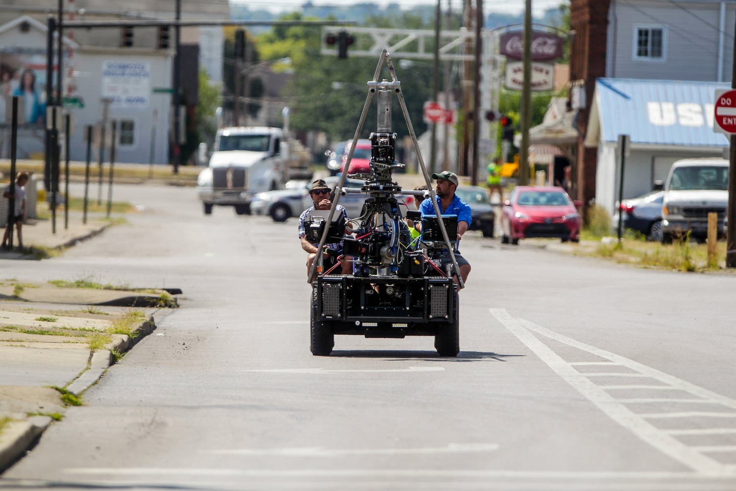 Scenes filmed in downtown Middletown for Hillbilly Elegy movie