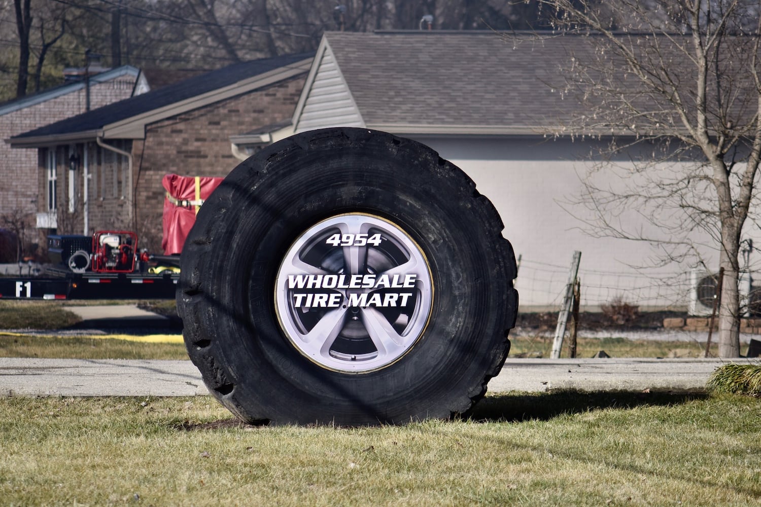 PHOTOS Massive fire at Wholesale Tire Mart in Morgan Township