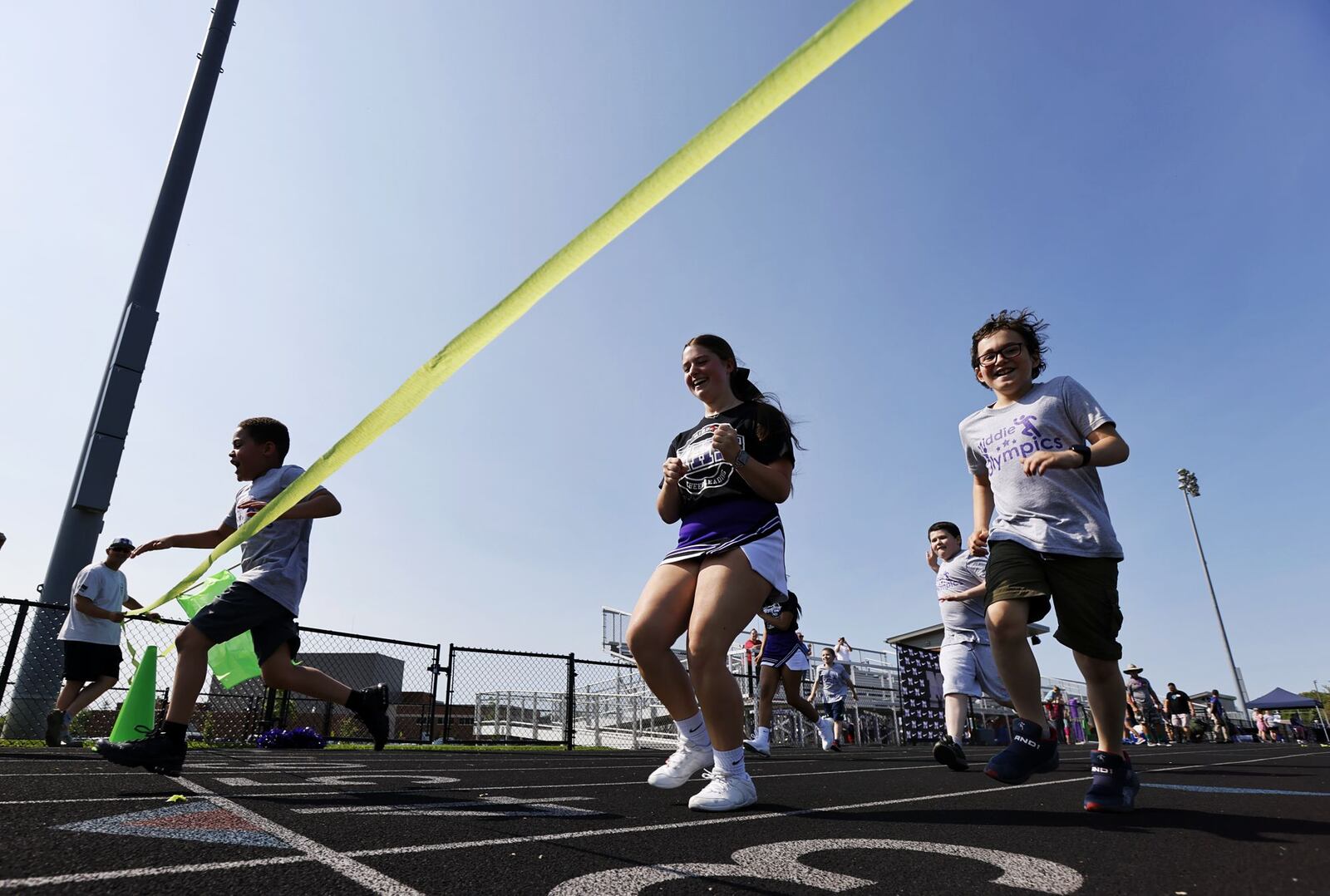 Middletown schools held their Middie Olympics day Thursday, May 12, 2022 at Middletown High School. Community and student volunteers helped and students from all Middletown schools participated. NICK GRAHAM/STAFF