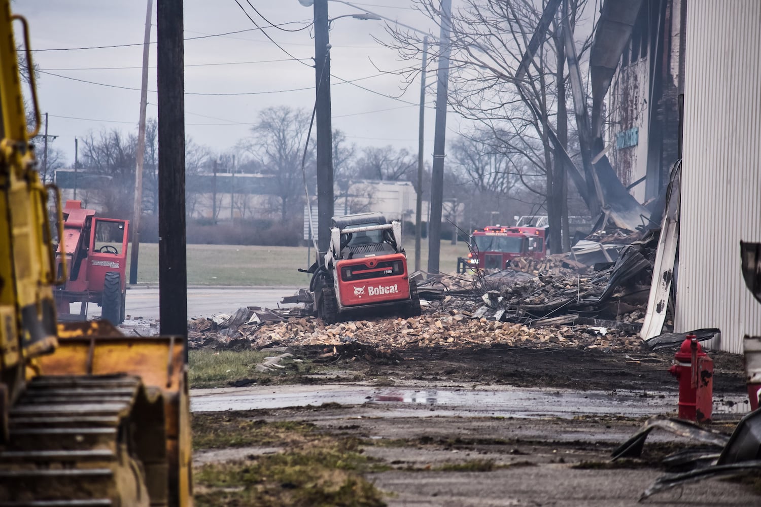 PHOTOS: Aftermath of huge New Year’s Day warehouse fire in Middletown