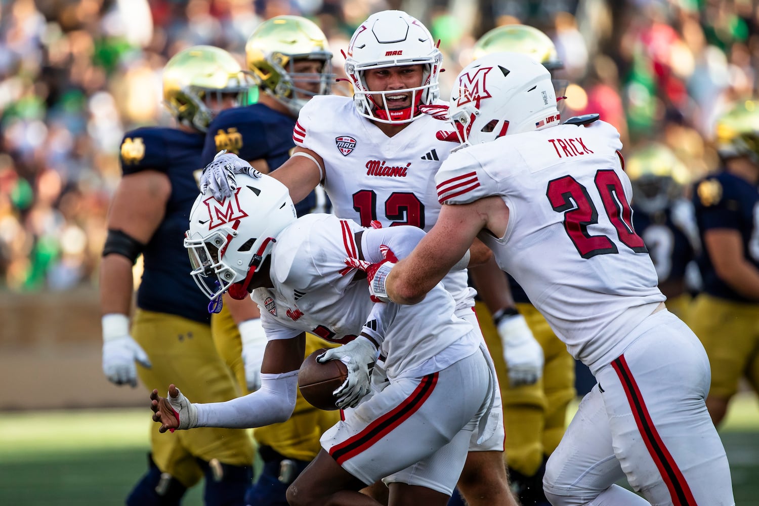 Miami Ohio Notre Dame football