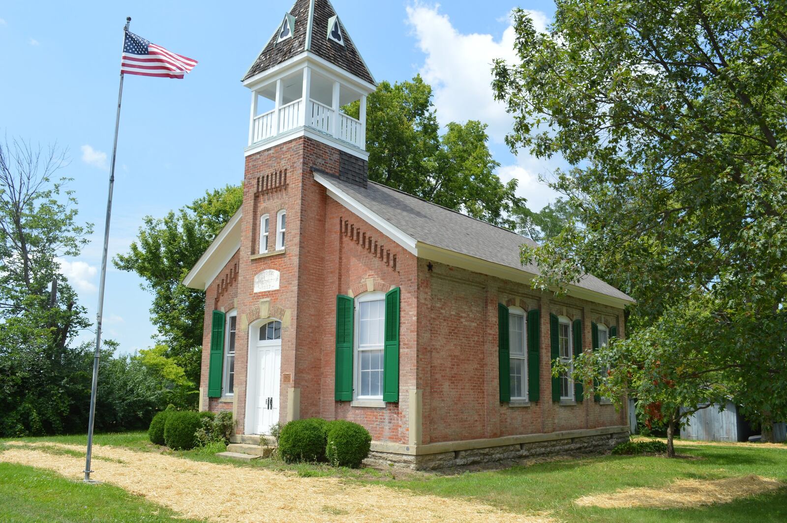 The Liberty Twp. Historical Society was born years ago when 50 to 60 residents banded together to save and restore the Hughes one-room schoolhouse. 