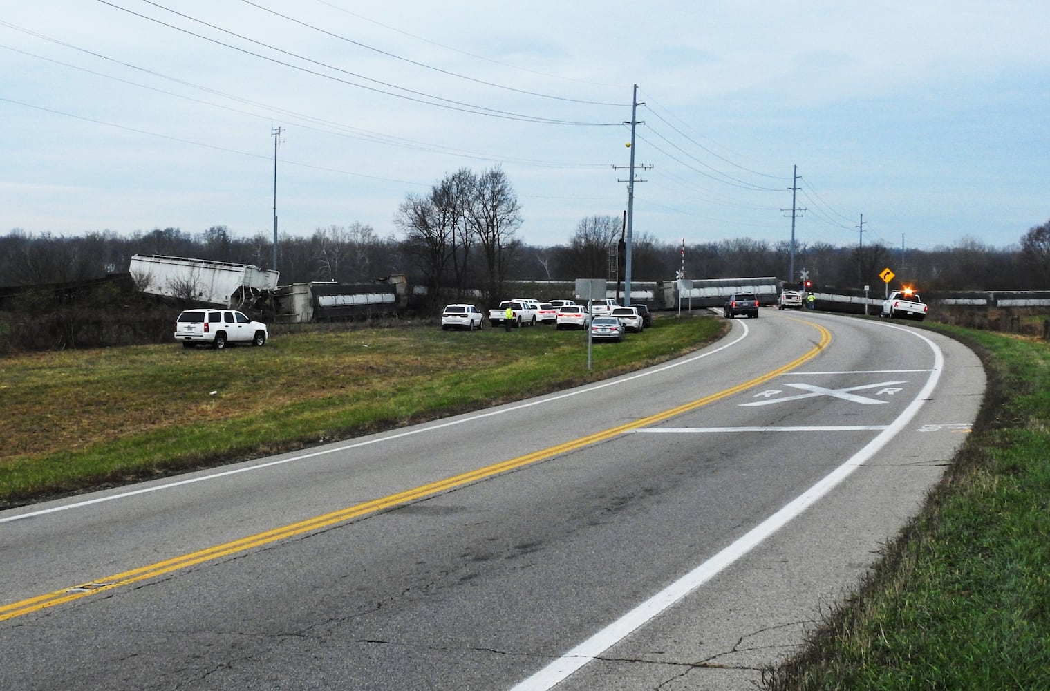 Train derailment in Wayne Twp. Butler County