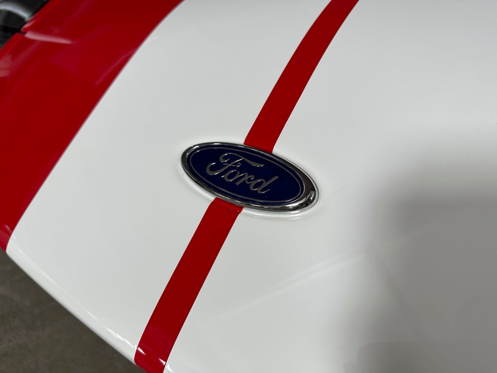 A pre-production Ford GT, part of Ford Motor Co.'s Heritage Fleet, is on display Wednesday, March 12, 2025, in Dearborn, Mich. (AP Photo/Mike Householder)