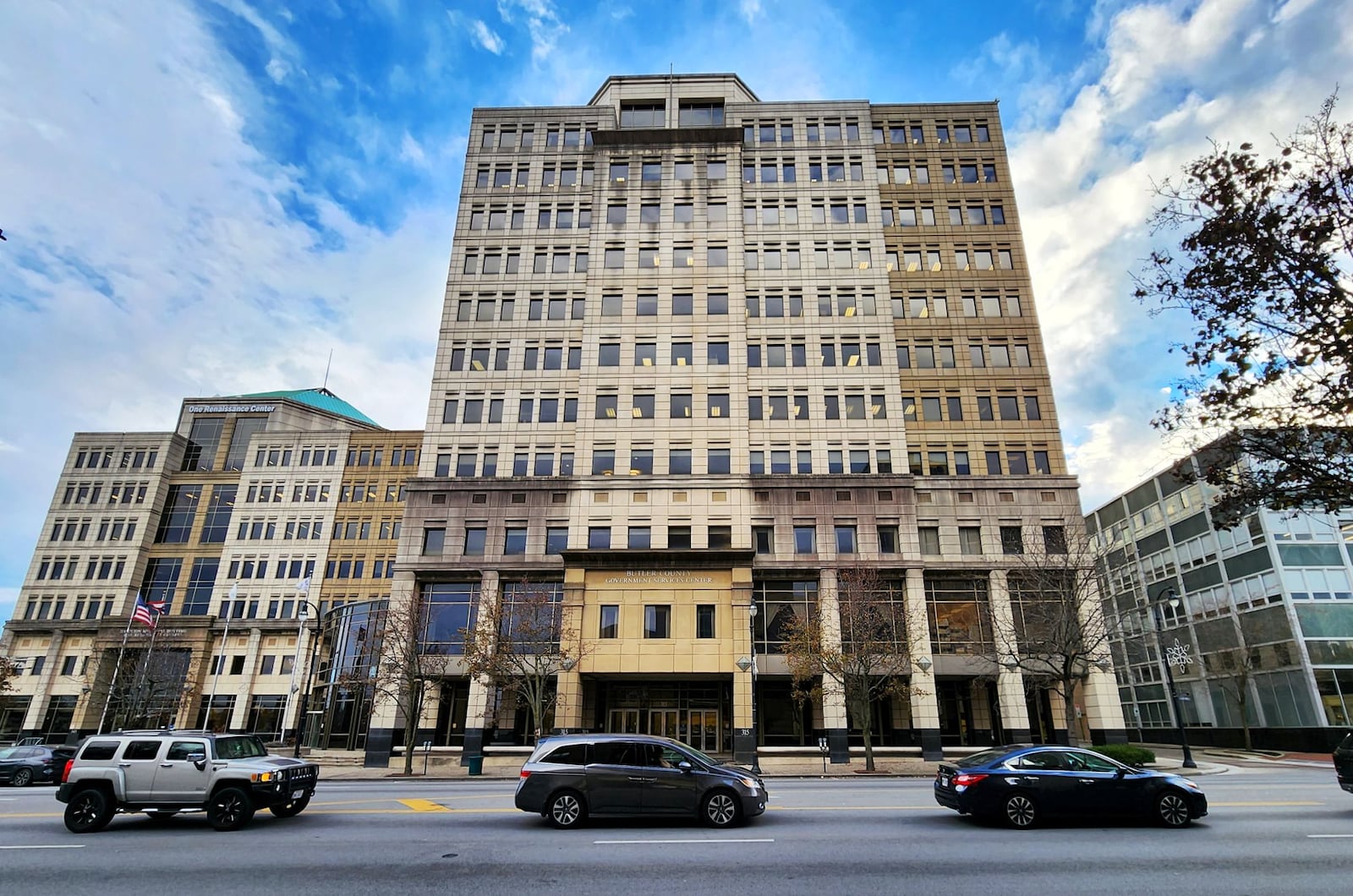 Butler County Government Services Center on High Street in Hamilton. NICK GRAHAM/STAFF