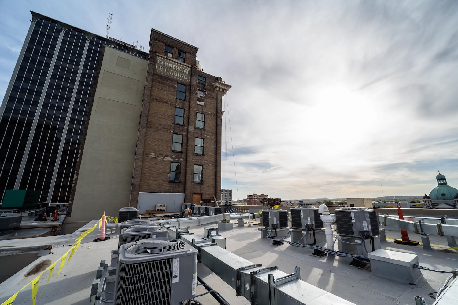 Dayton Arcade construction October 2020