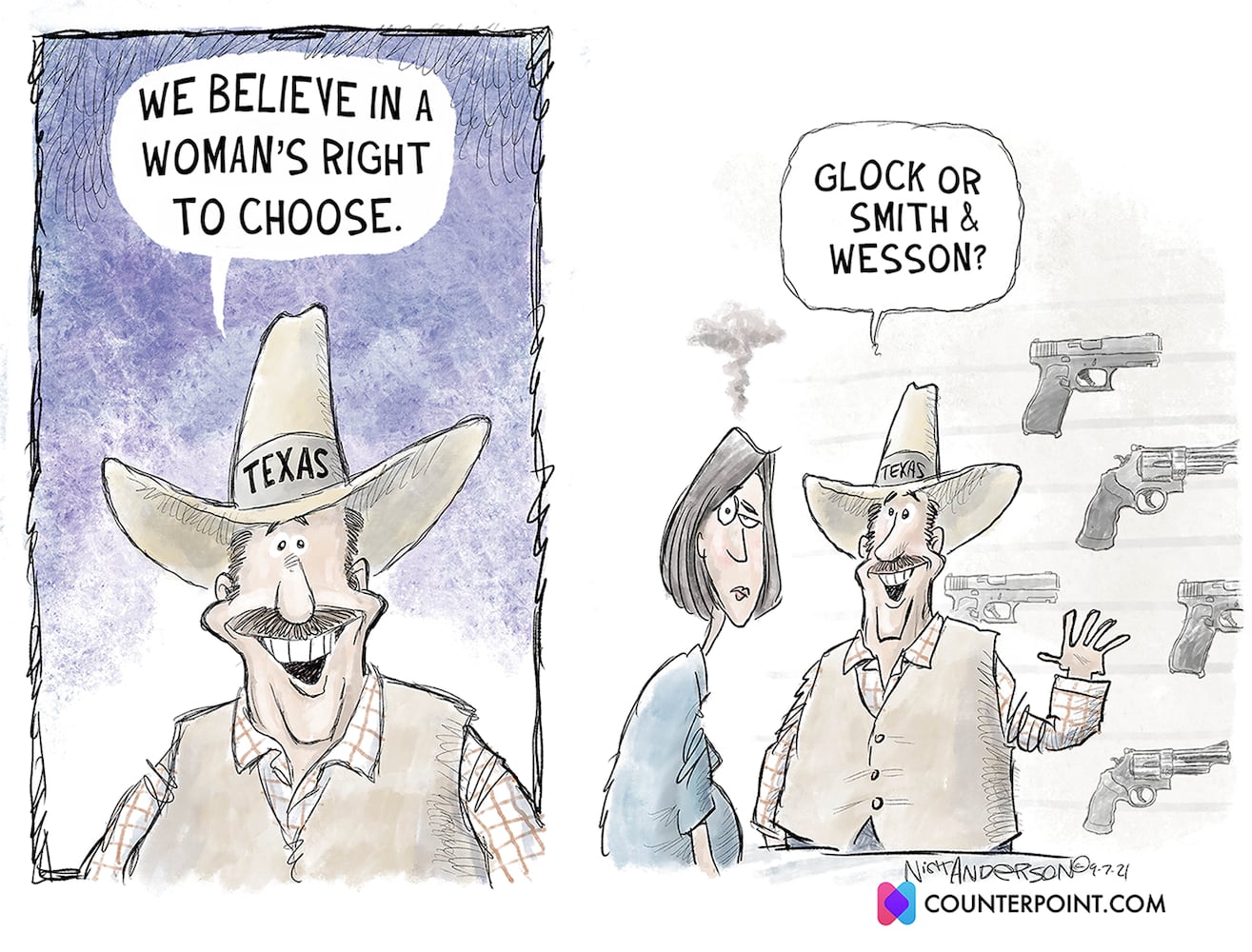 Week in cartoons: Texas abortion law, 9/11 anniversary and more