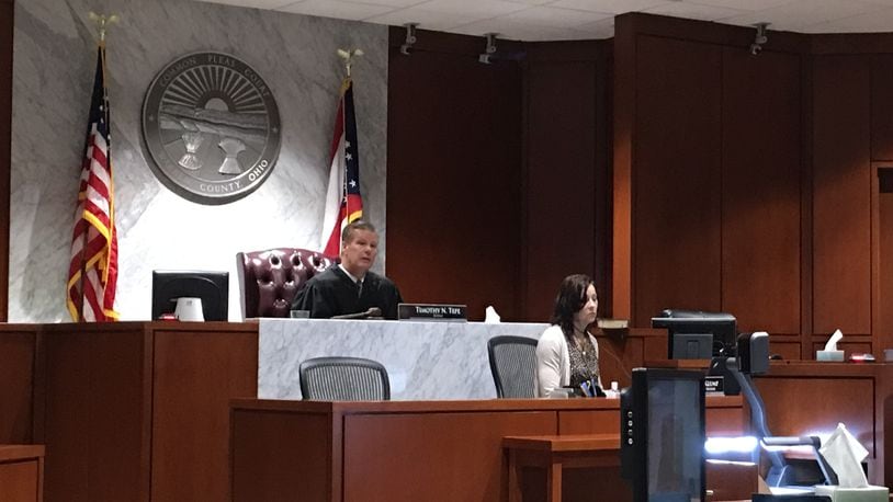 Warren County Common Pleas Judge Timothy Tepe presides over a trial. STAFF FILE