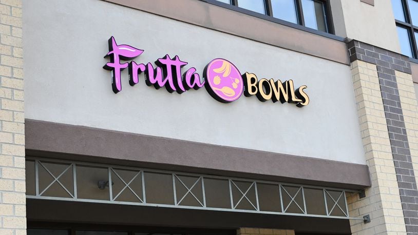 Frutta Bowls is set to open in mid-August in Bridgewater Falls in Fairfield Twp. This is the second Butler County location and the fourth in the region. There are franchise locations in Liberty Twp., Mason and Miamisburg. MICHAEL D. PITMAN/STAFF