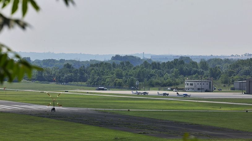 The Butler County Regional Airport runway is almost ready to open back up after over a month of pavung, maintenance and improvements. NICK GRAHAM/STAFF